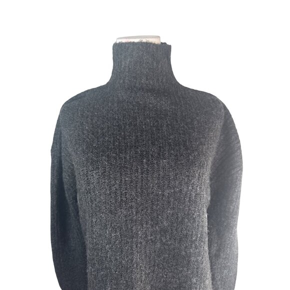 2/$30 Amuse Society Womens XS Charcoal Gray Turtleneck Sweater Dolman Sleeve - Picture 7 of 16